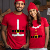 Personalized Christmas T-Shirt With Santa Style